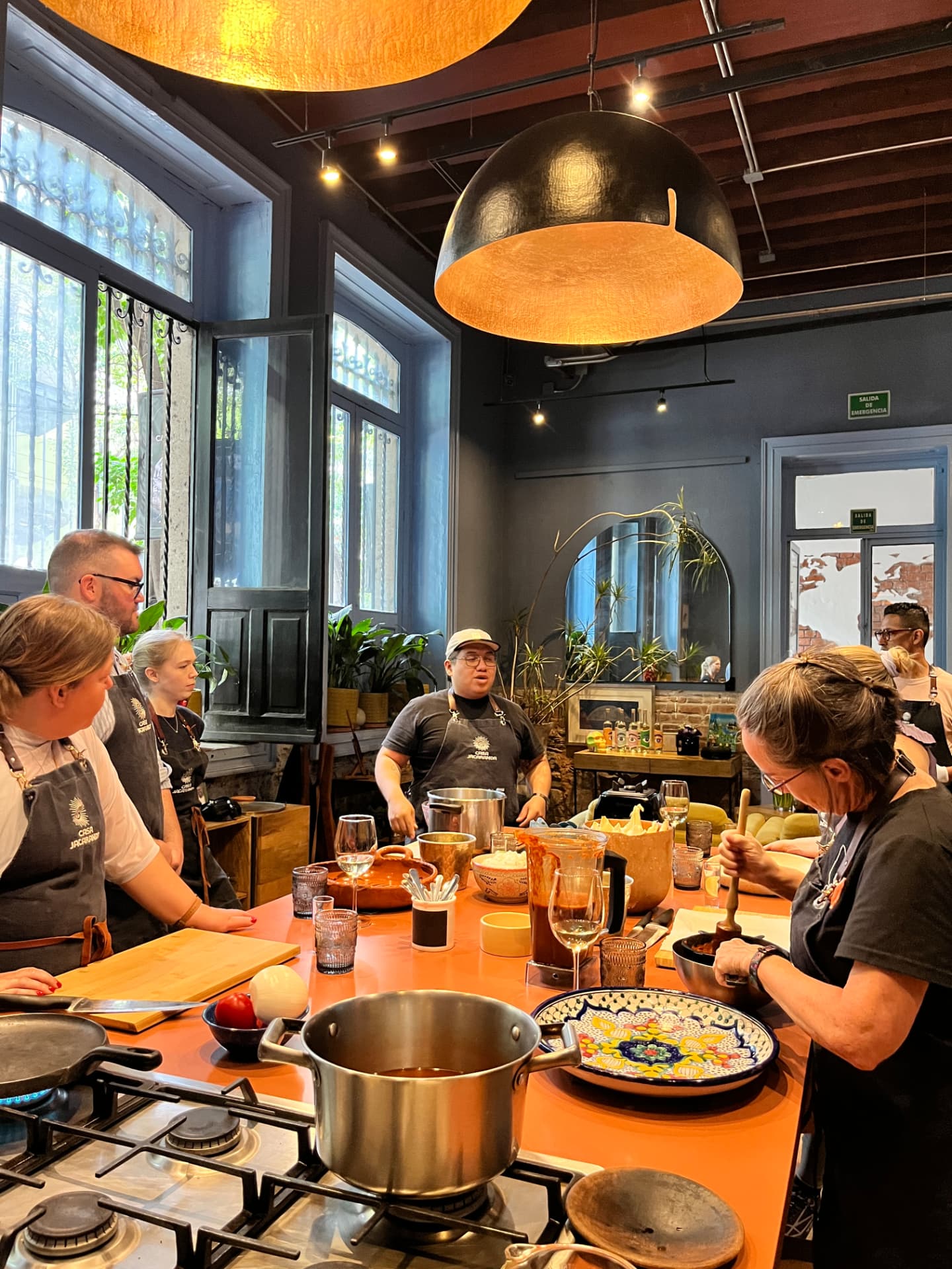 Private Mexican cooking class inside a historic townhouse in Colonia Juárez Mexico City by Onedaytrip Mexico City